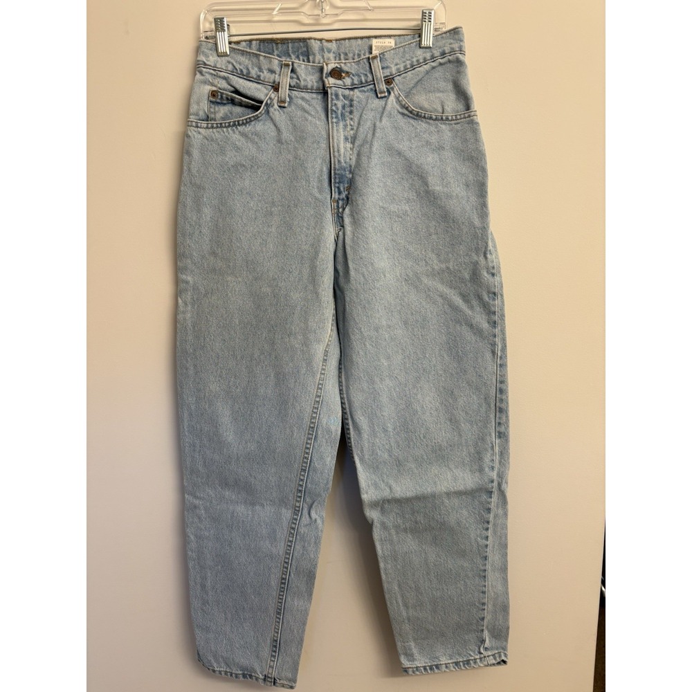 ORANGE TAG Vintage 1996 560 Men's Levi Light Wash Loose Fit Tapered Jeans 31X30